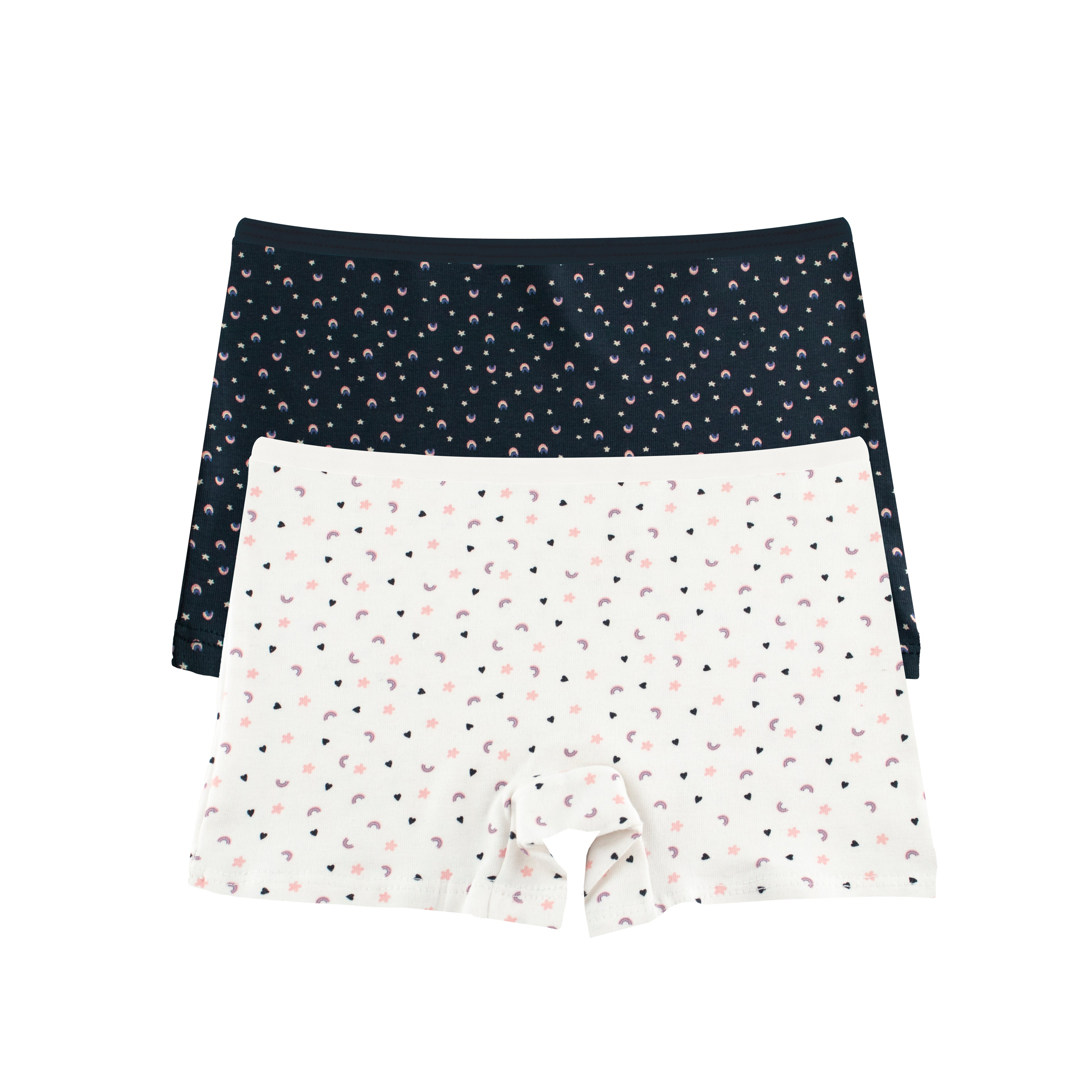 Girls Printed Hot Short - Pack of 2