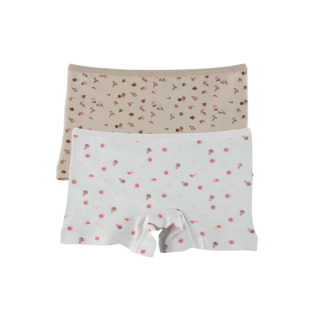 Girls Printed Hot Short - Pack of 2