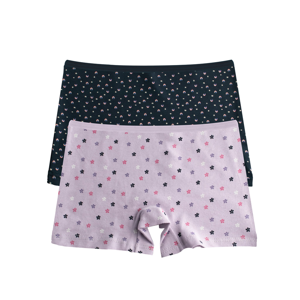 Girls Printed Hot Short - Pack of 2