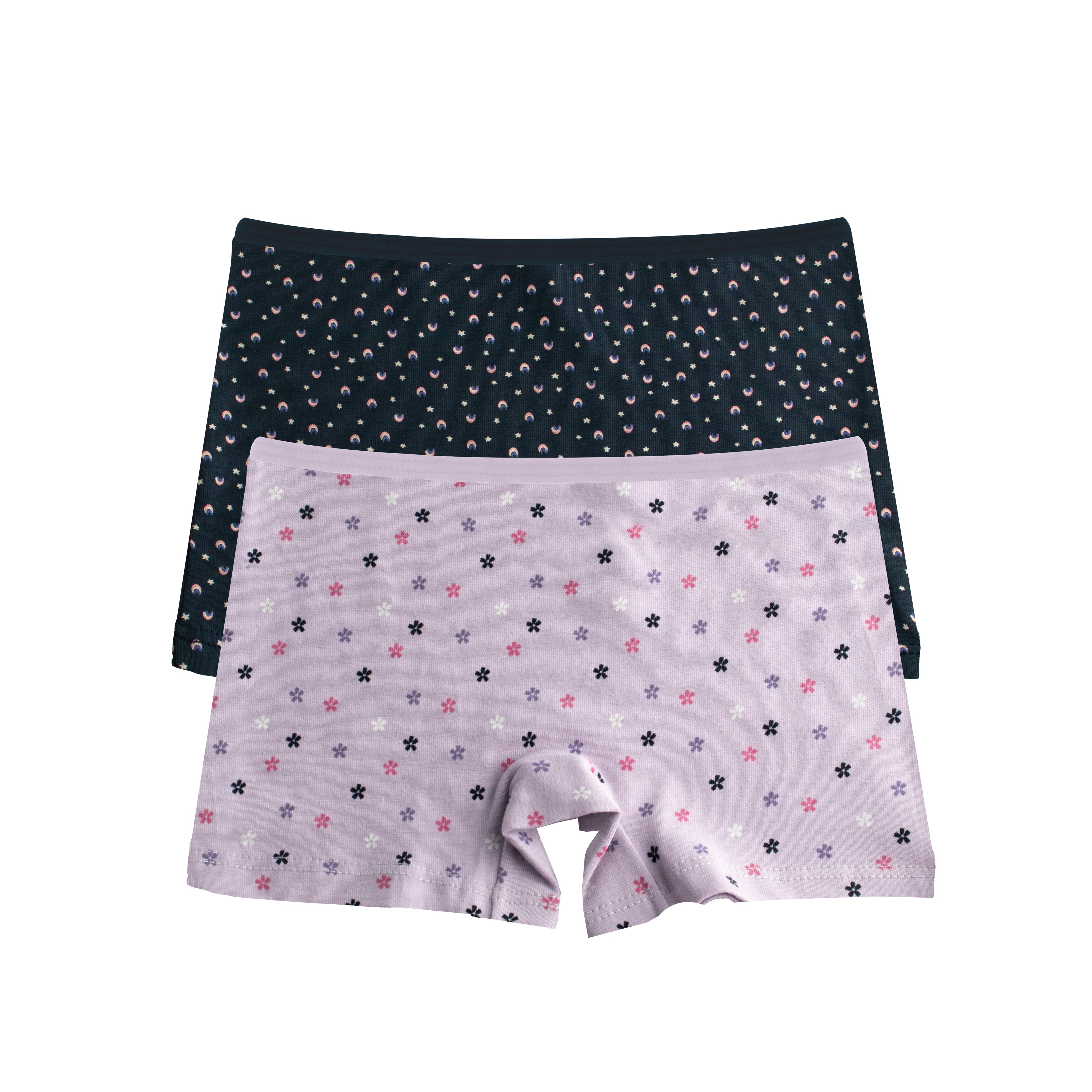 Girls Printed Hot Short - Pack of 2