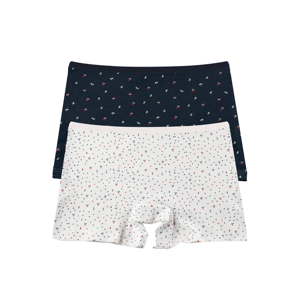 Girls Printed Hot Short - Pack of 2