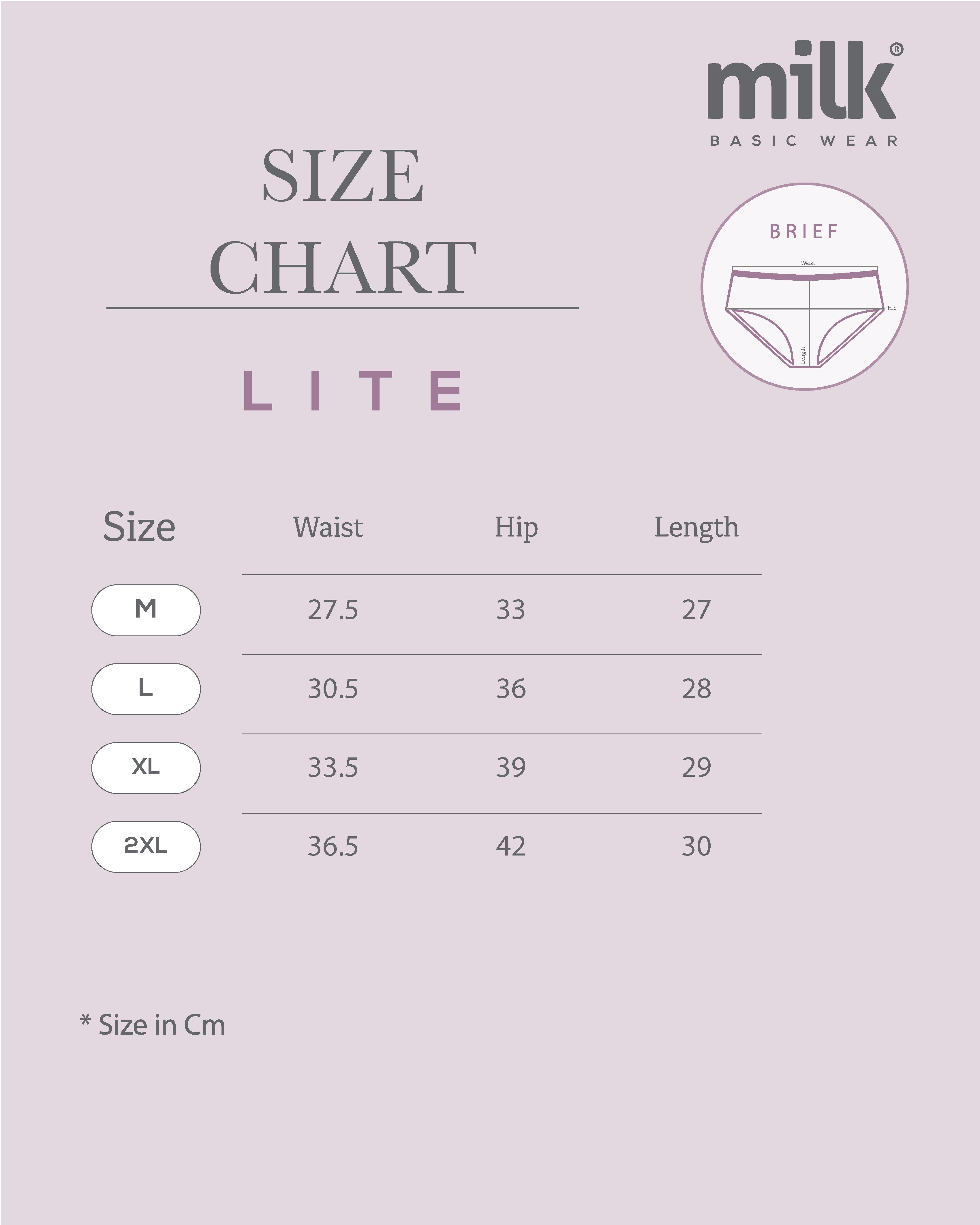 LITE Brief - Pack of 6