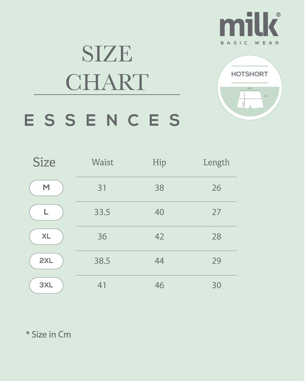 Printed Hot Short - Pack of 2