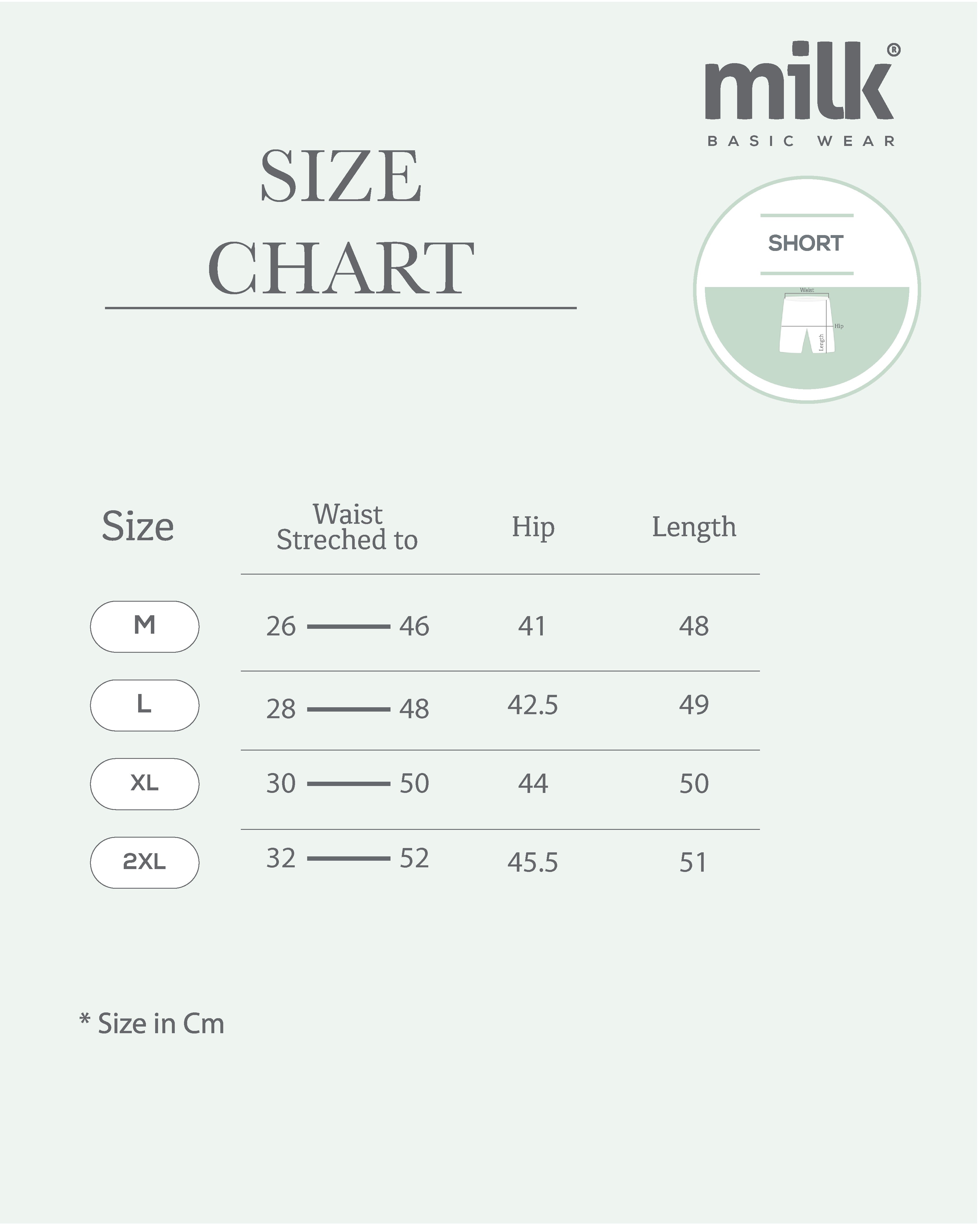 Short-Pack of 1-Body Wear