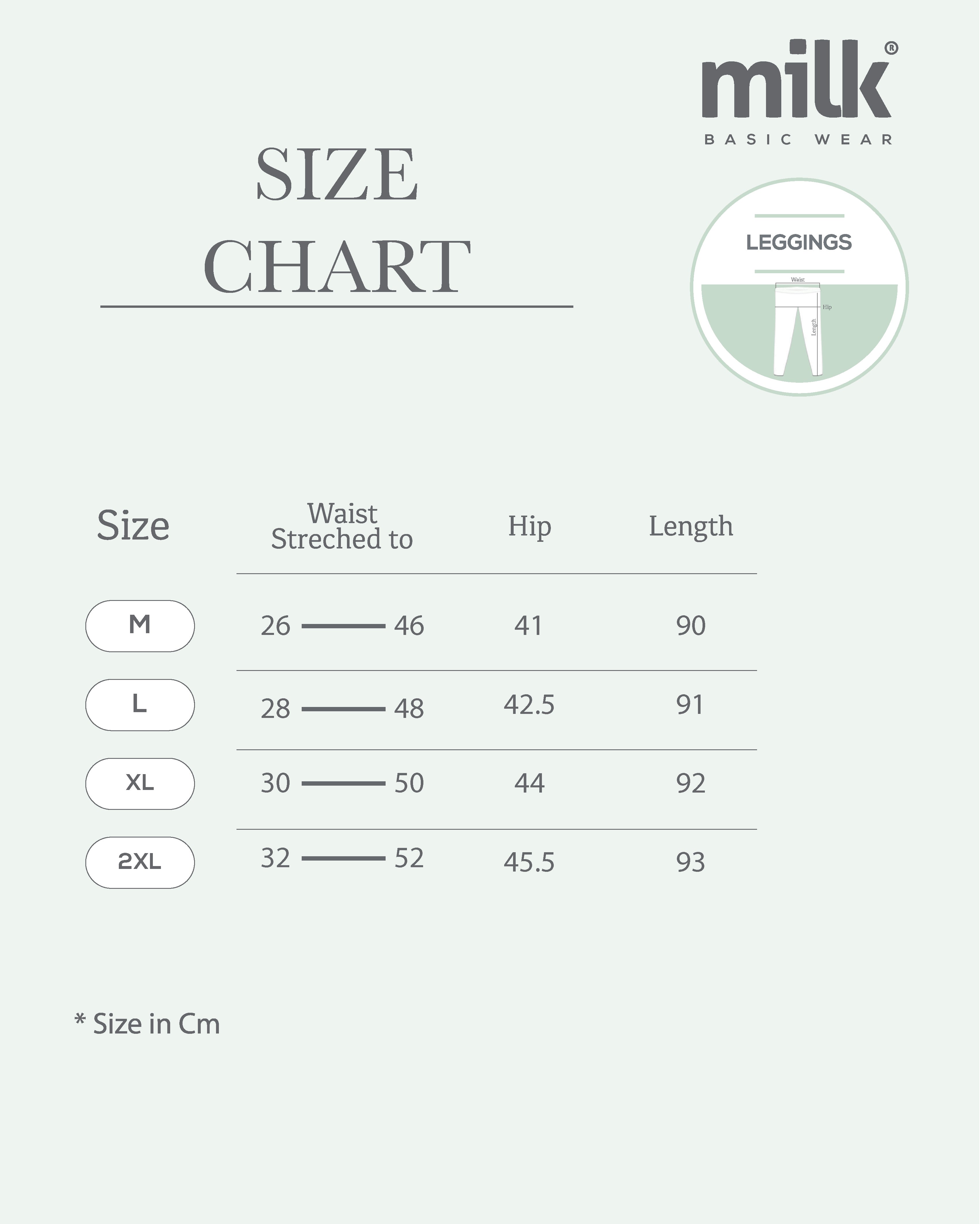 Cropped Leggings - Pack of 1 - Body Wear