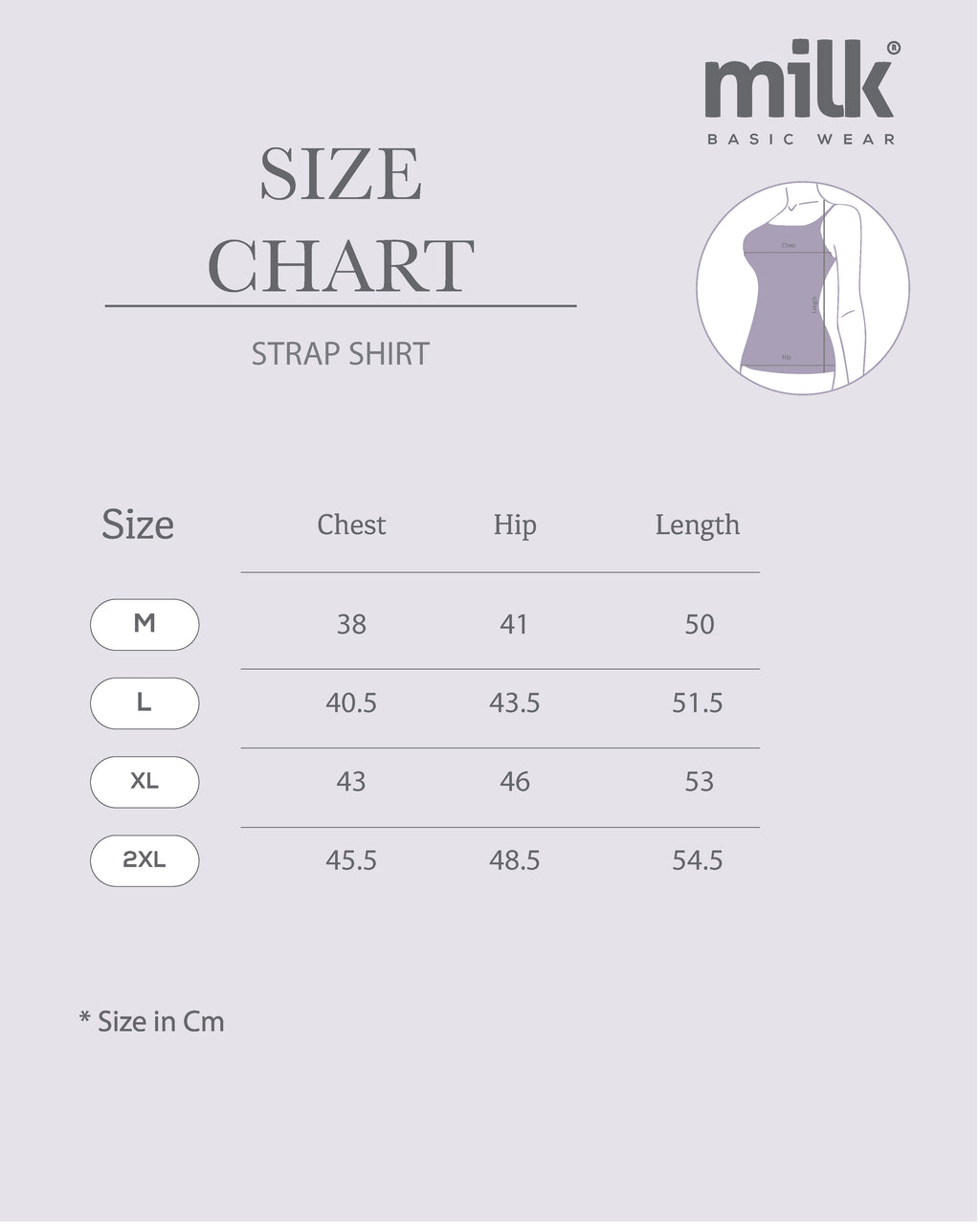 Plain Strap Top - Pack of 1 - Body Wear
