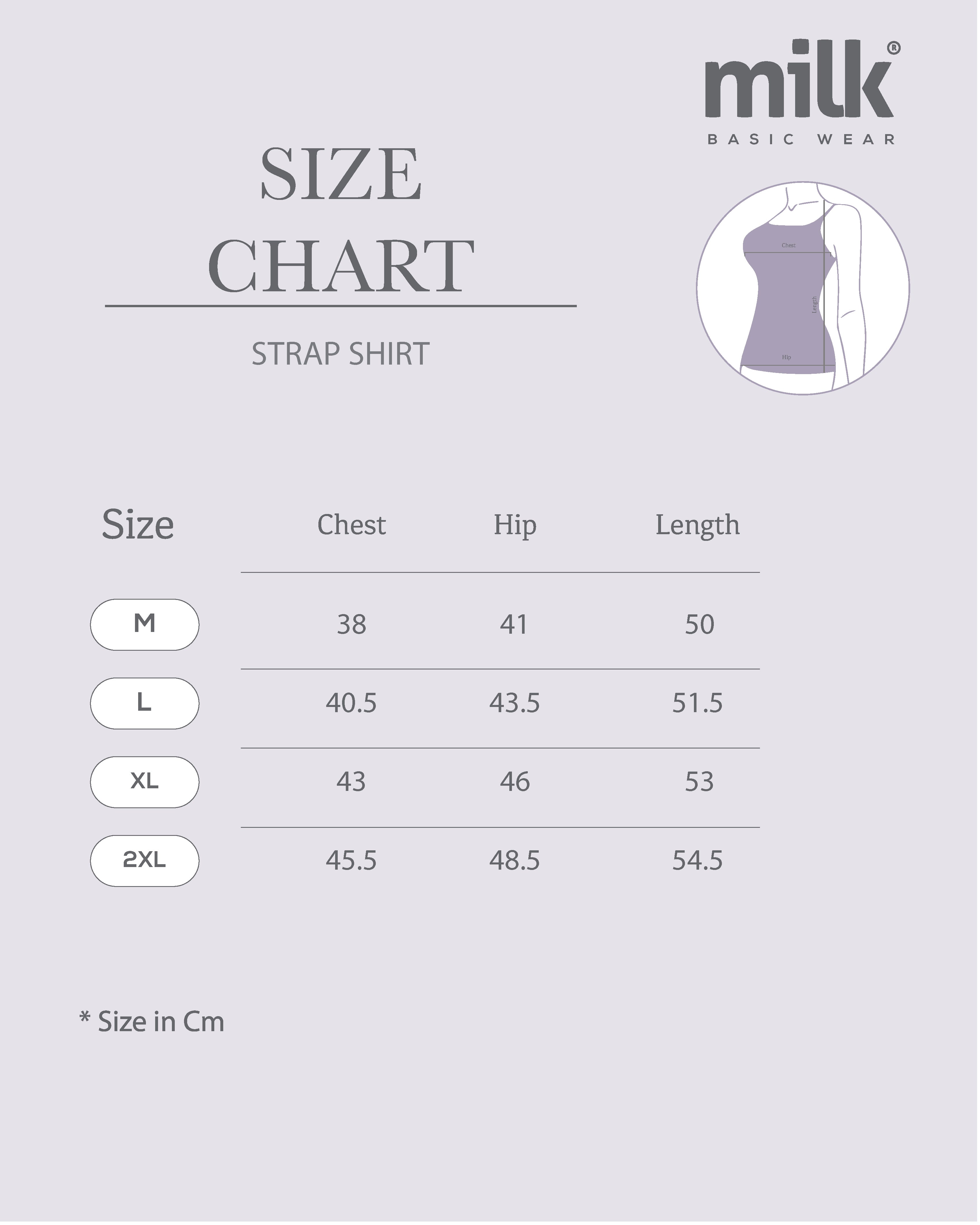 Plain Strap Top - Pack of 1 - Body Wear