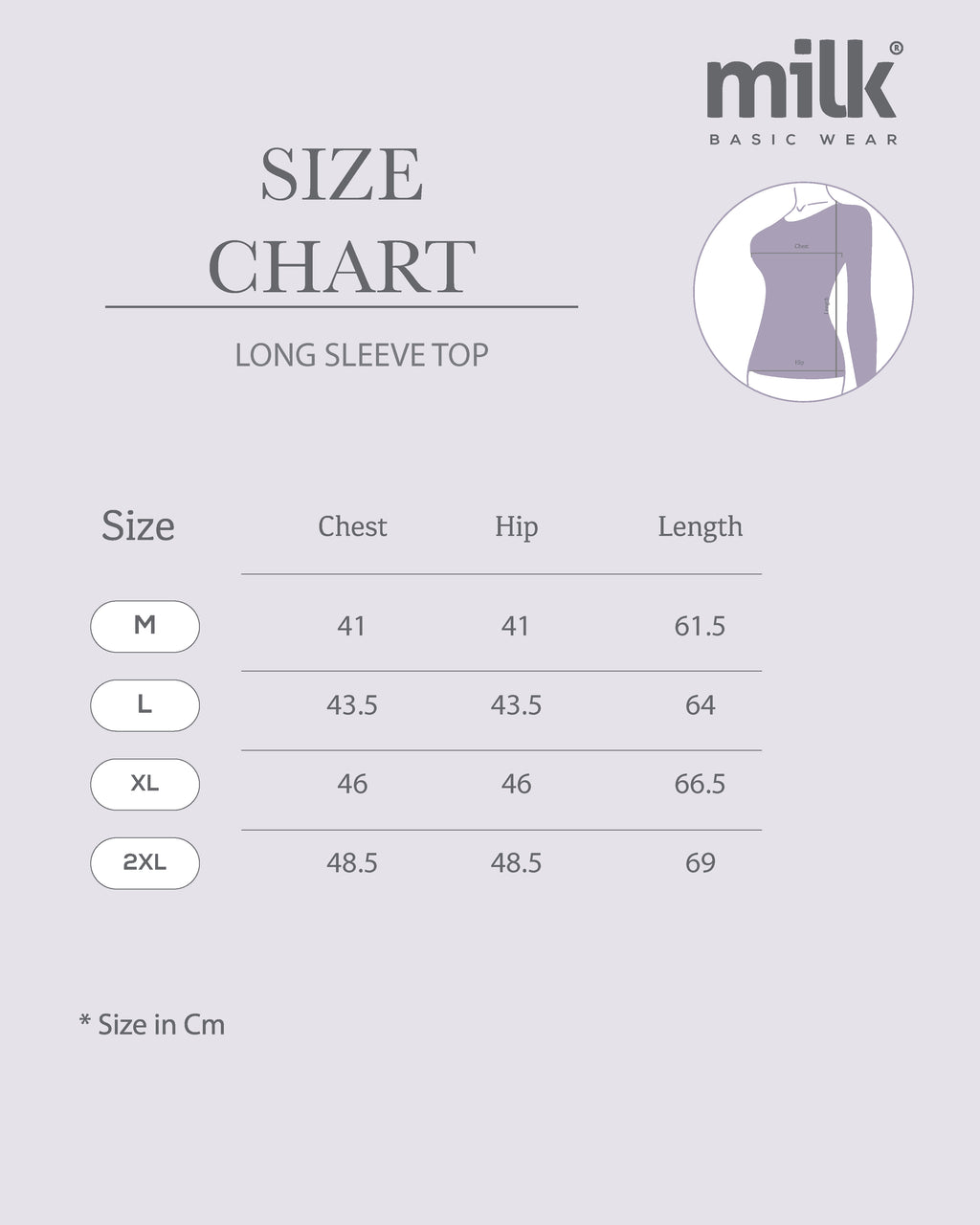 Long Sleeve-Round Neck - Pack of 1 - Body Wear