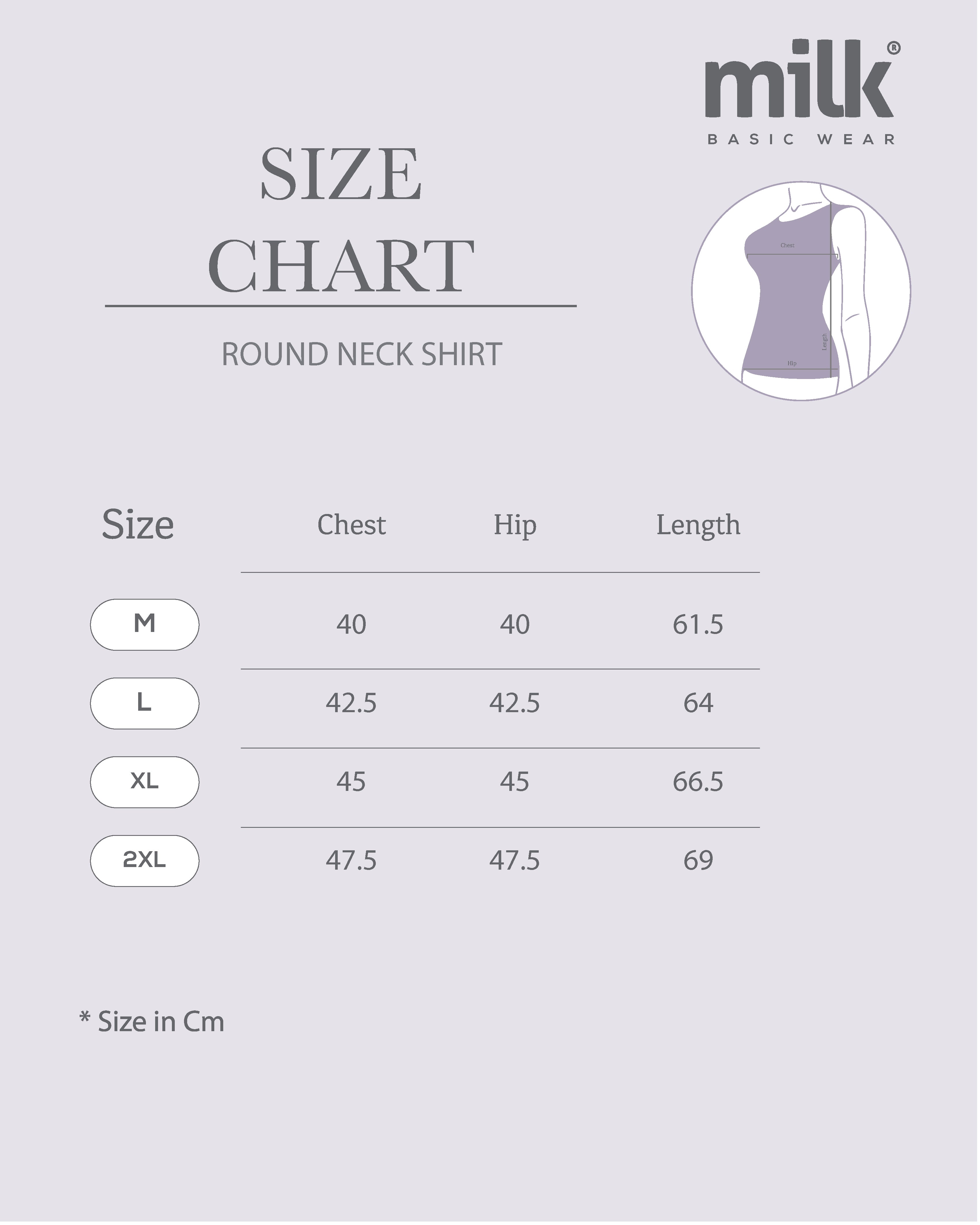 Plain Round Neck- Pack of 1 - Body Wear