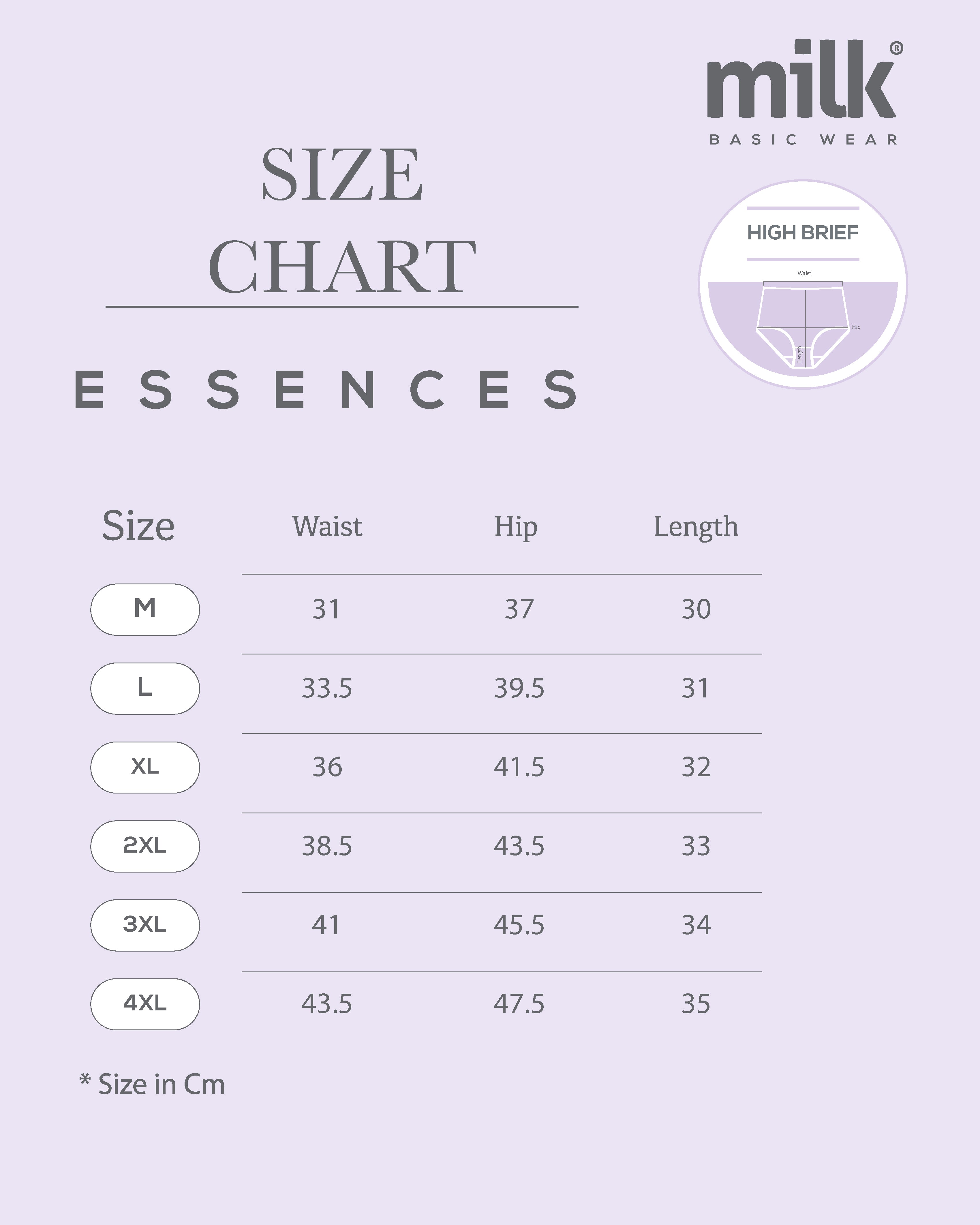 printed High Brief - Pack of 3