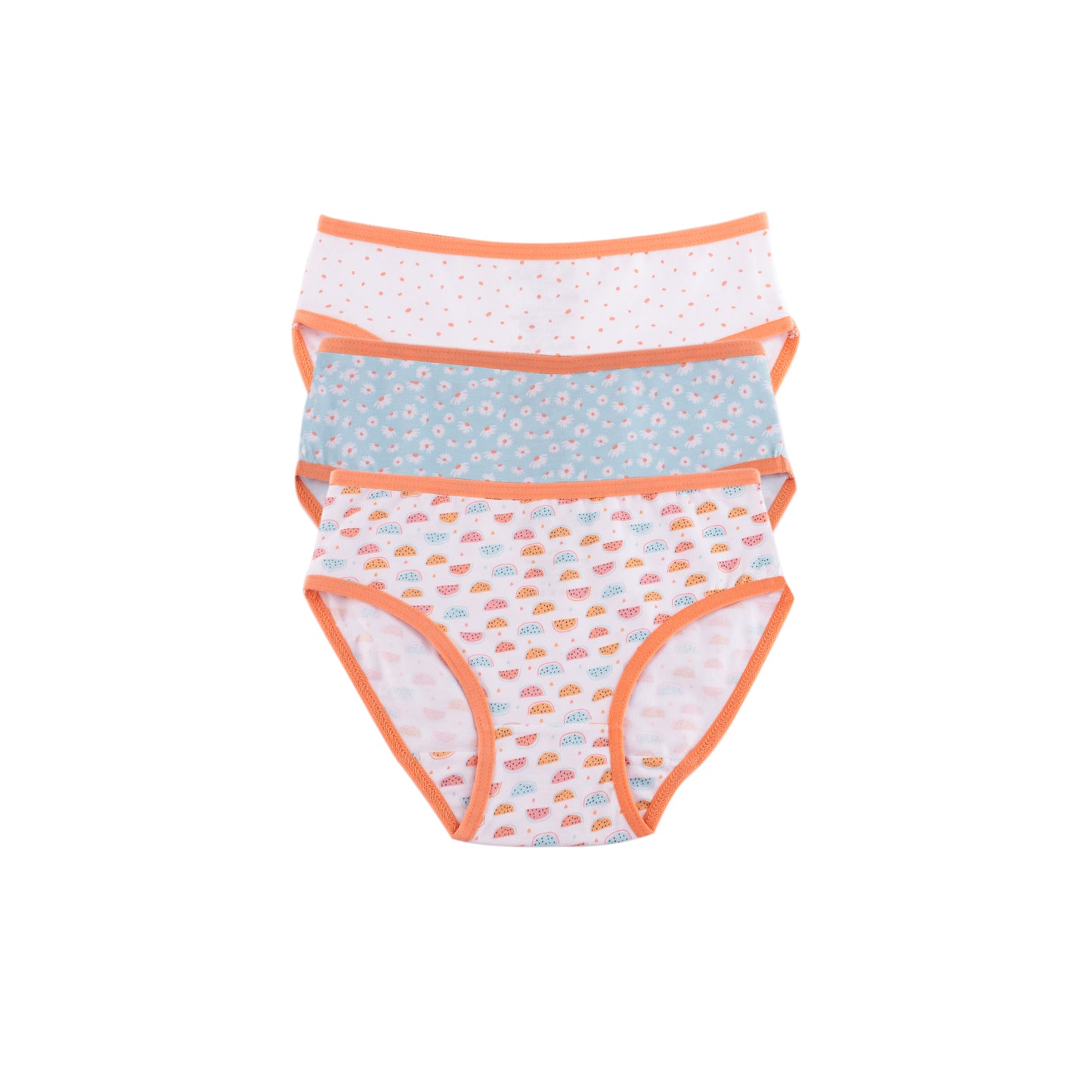 Girls Printed Brief - Pack of 3