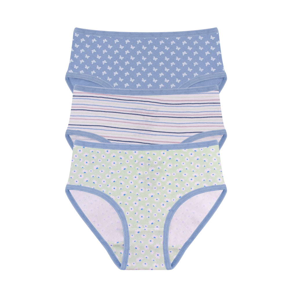 Girls Printed Brief - Pack of 3