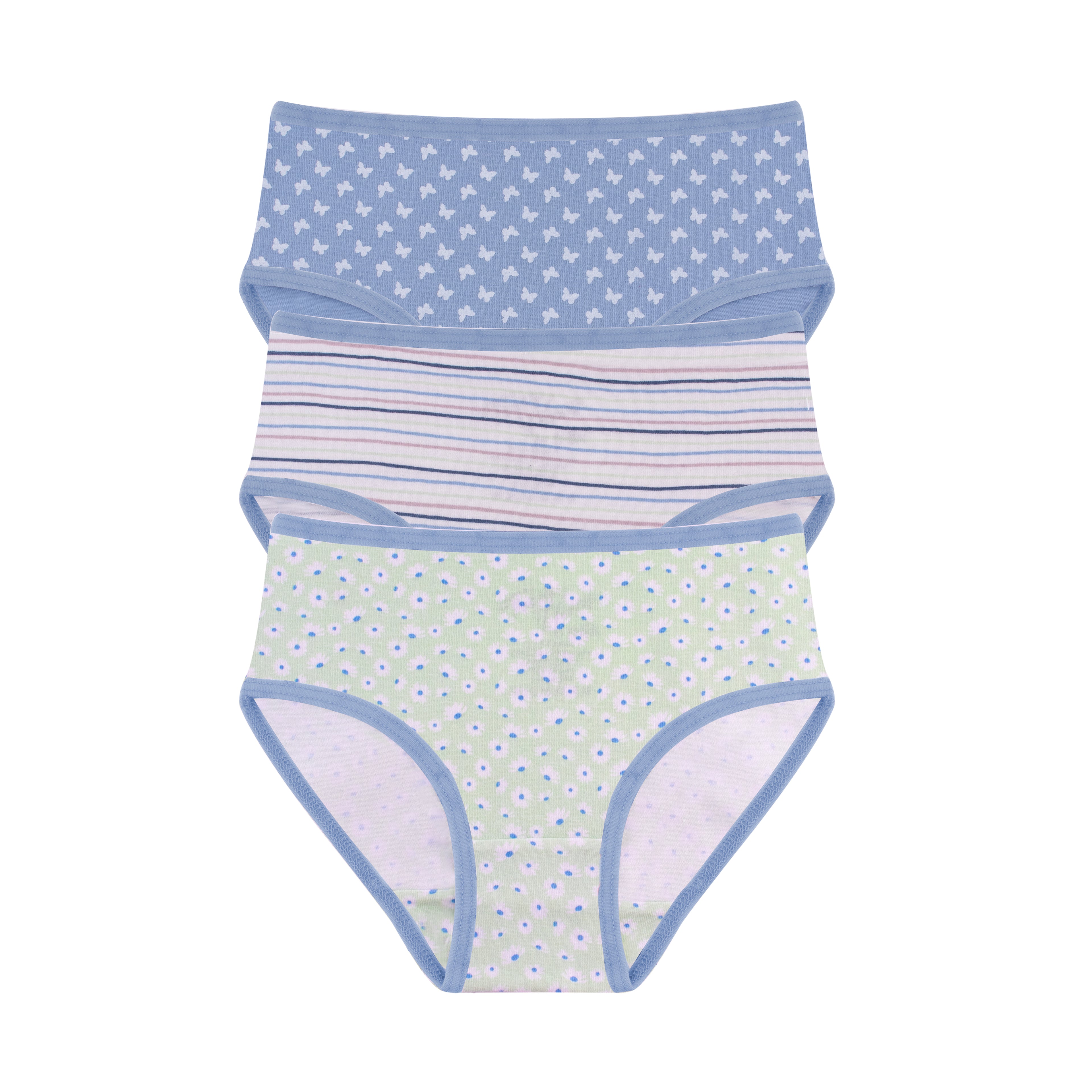 Girls Printed Brief - Pack of 3