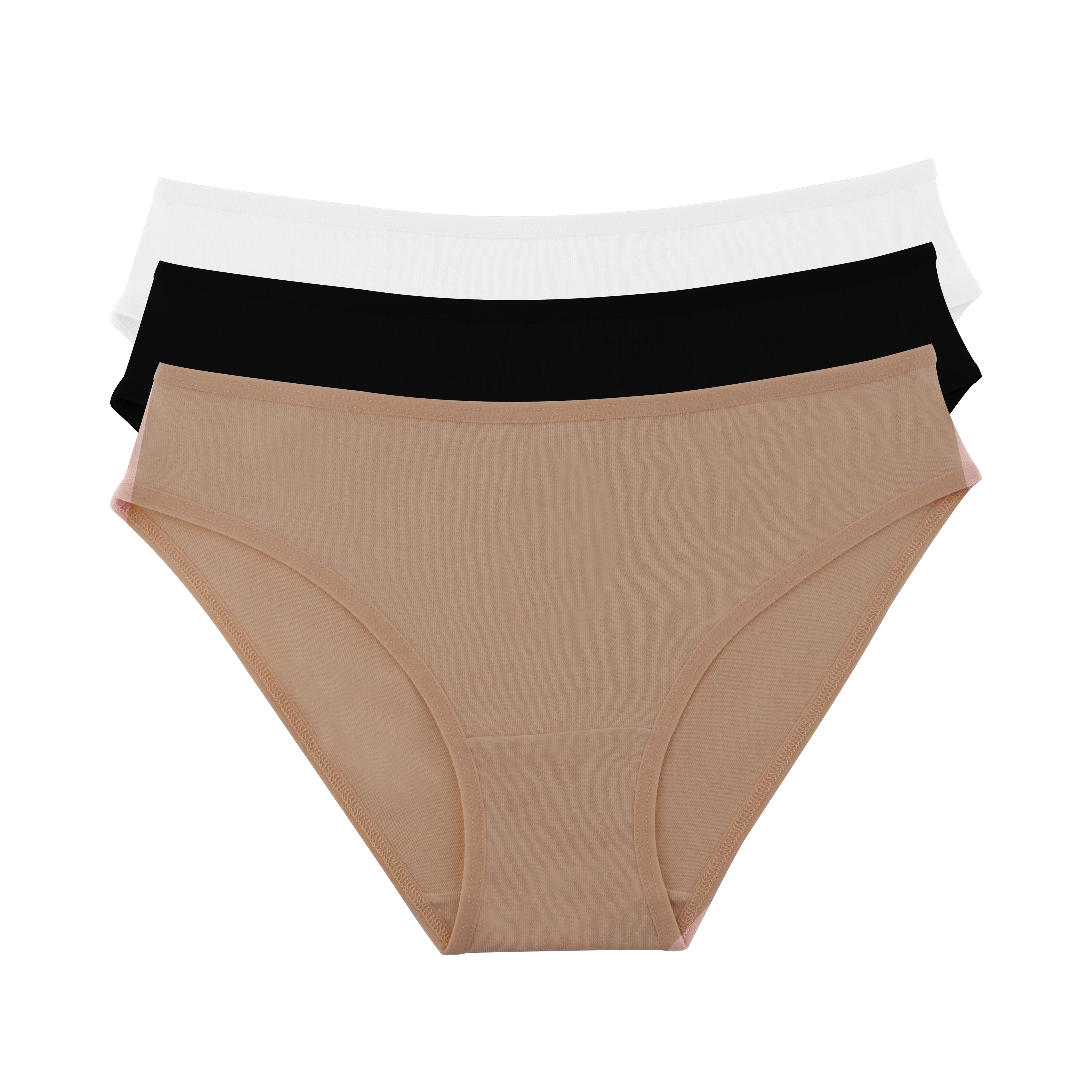 Plain Bikini - Pack of 3