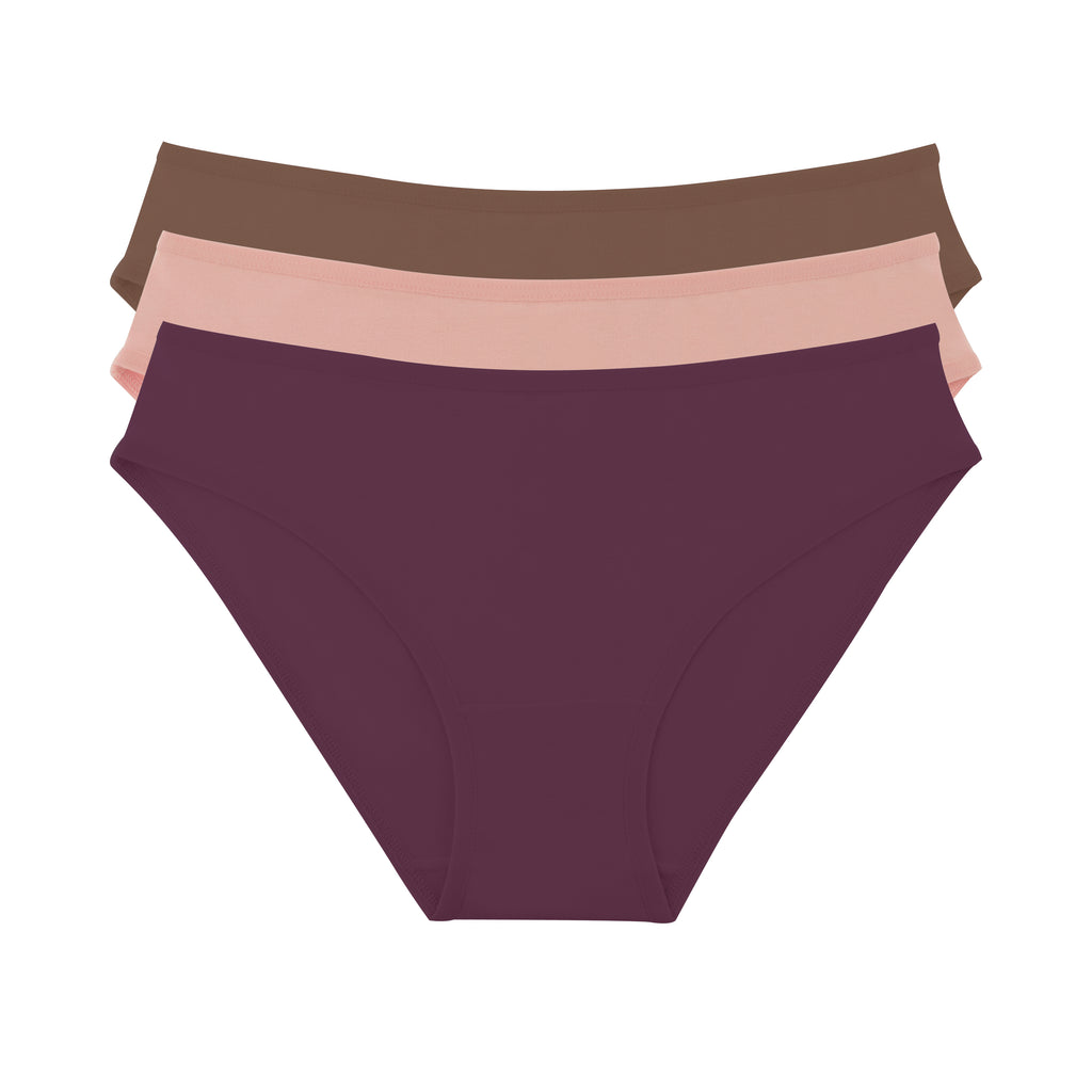 Plain Bikini - Pack of 3