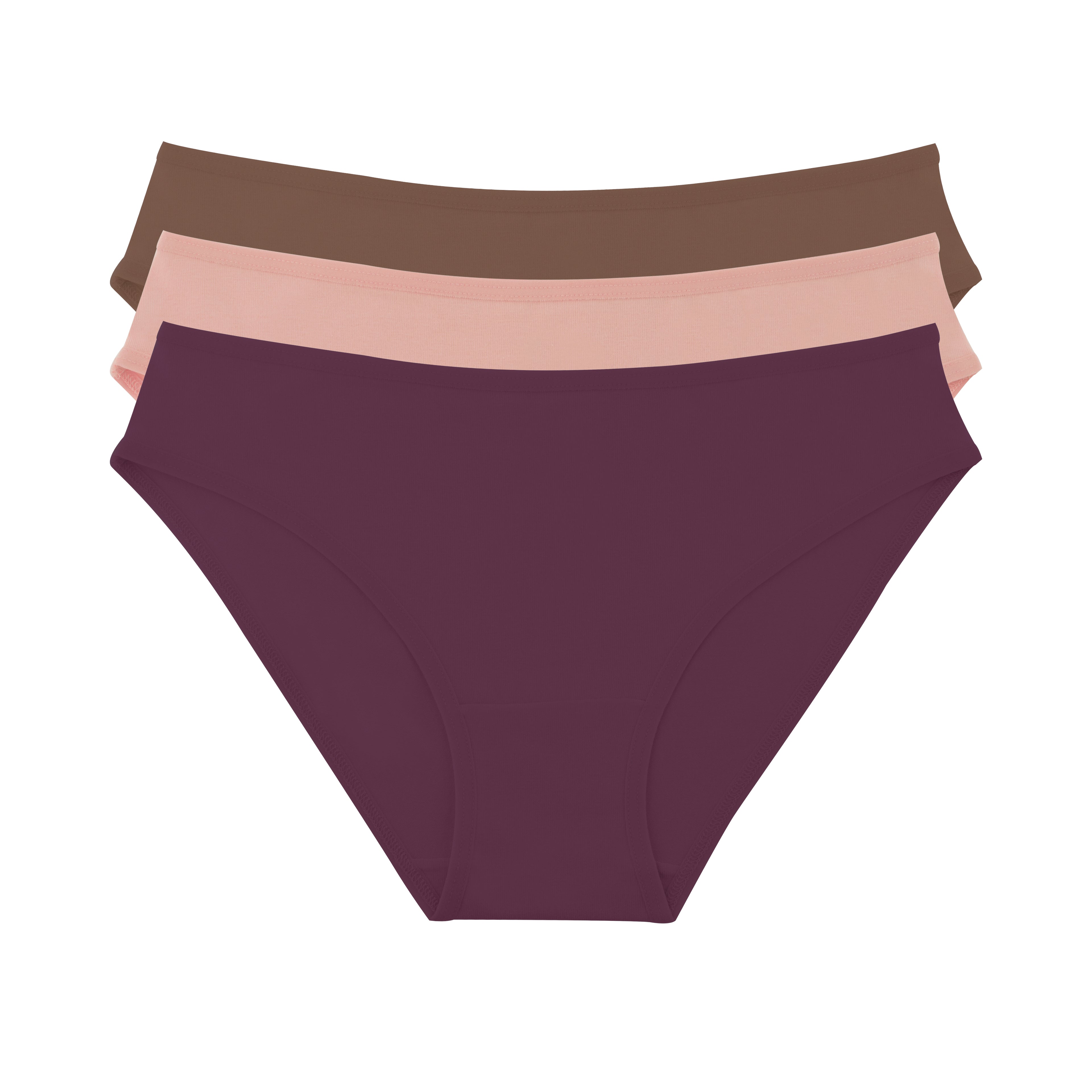 Plain Bikini - Pack of 3