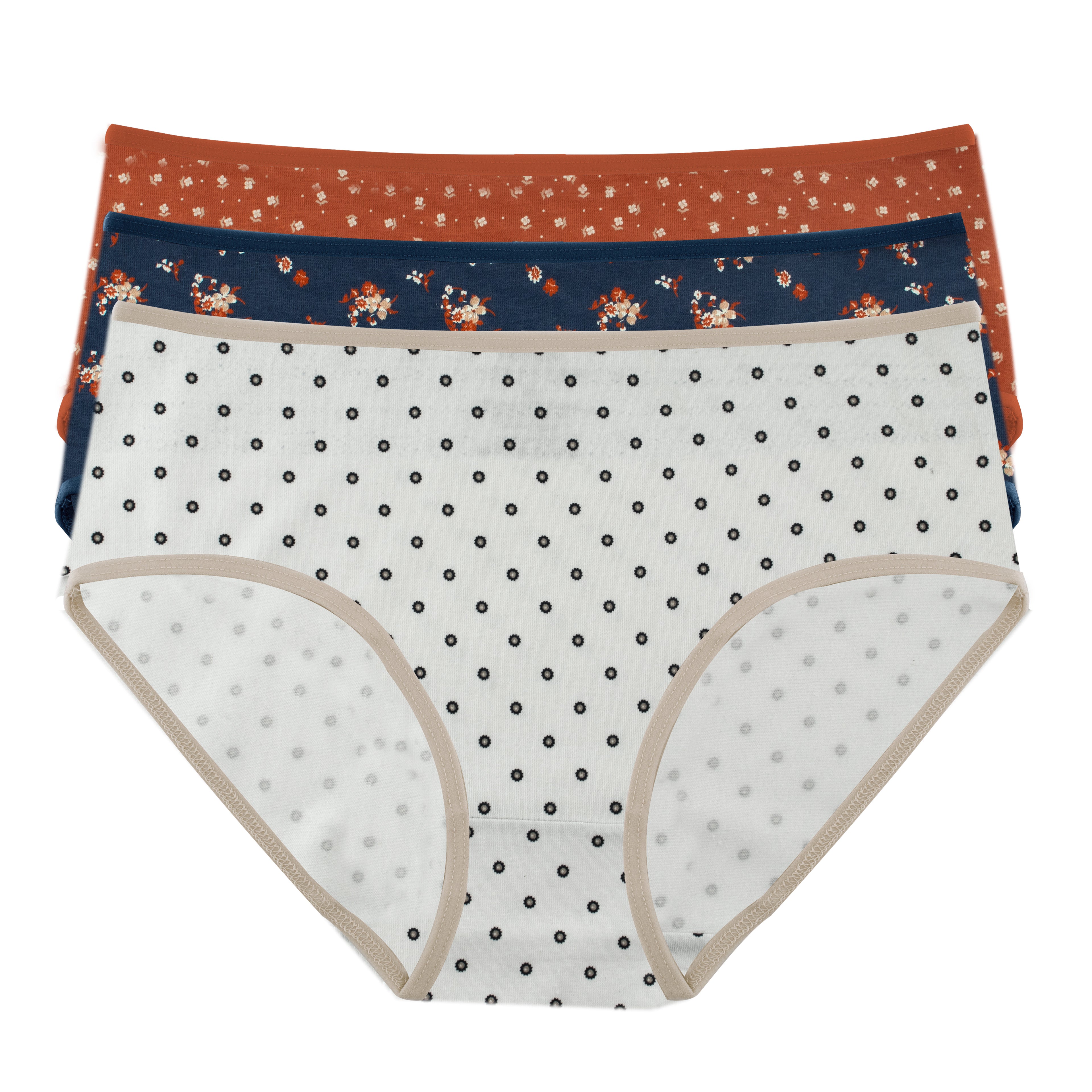 Printed Midi - Pack of 3