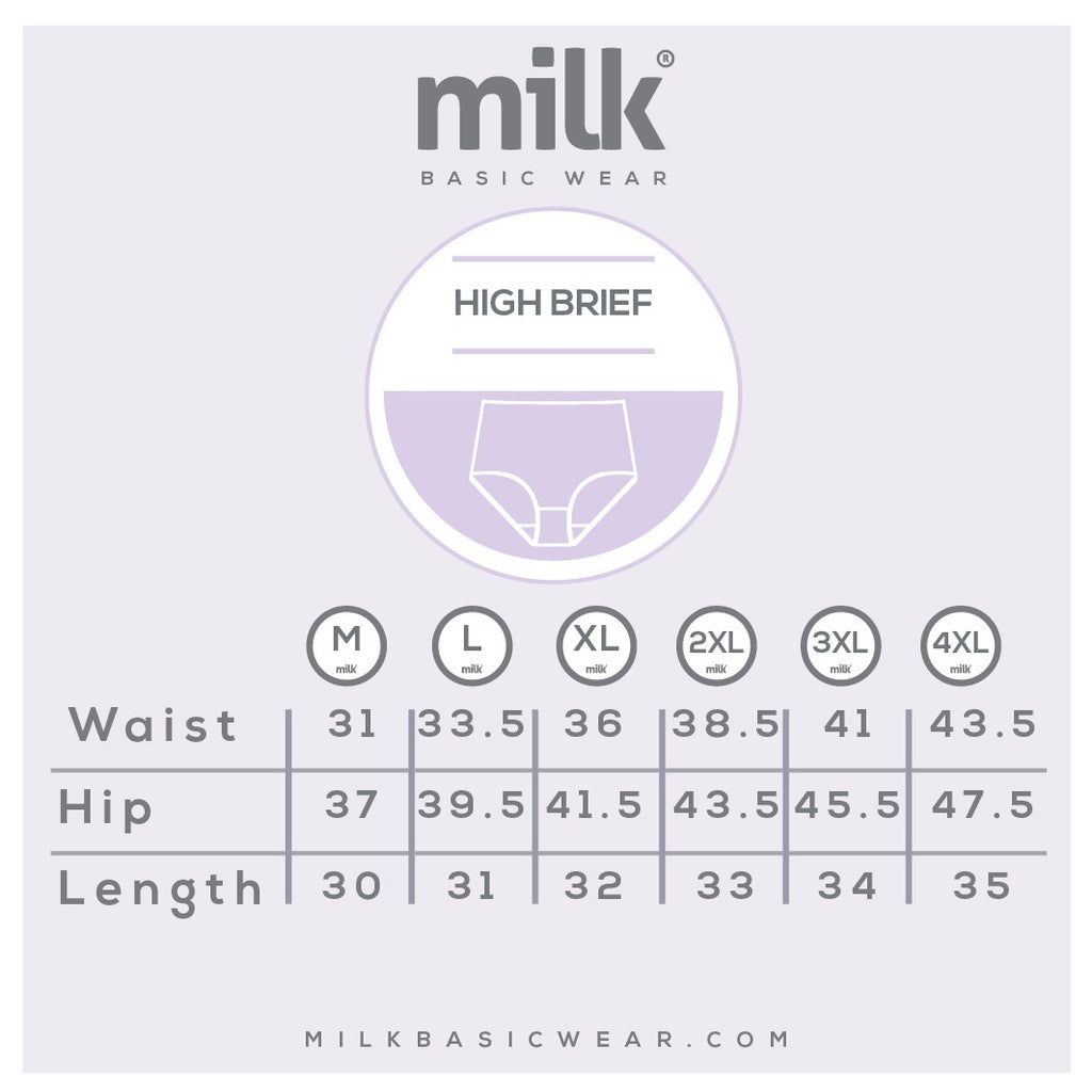 printed High Brief - Pack of 3