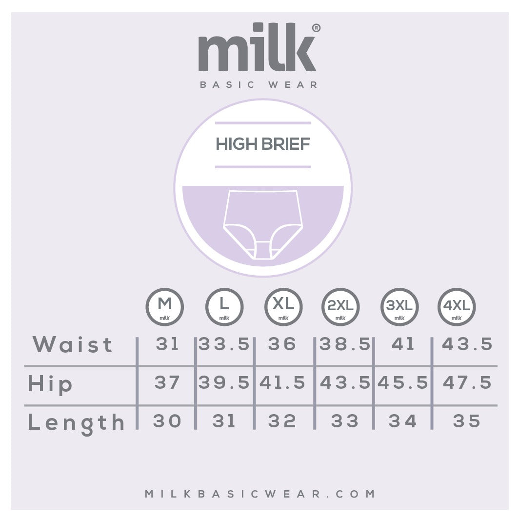 printed High Brief - Pack of 3