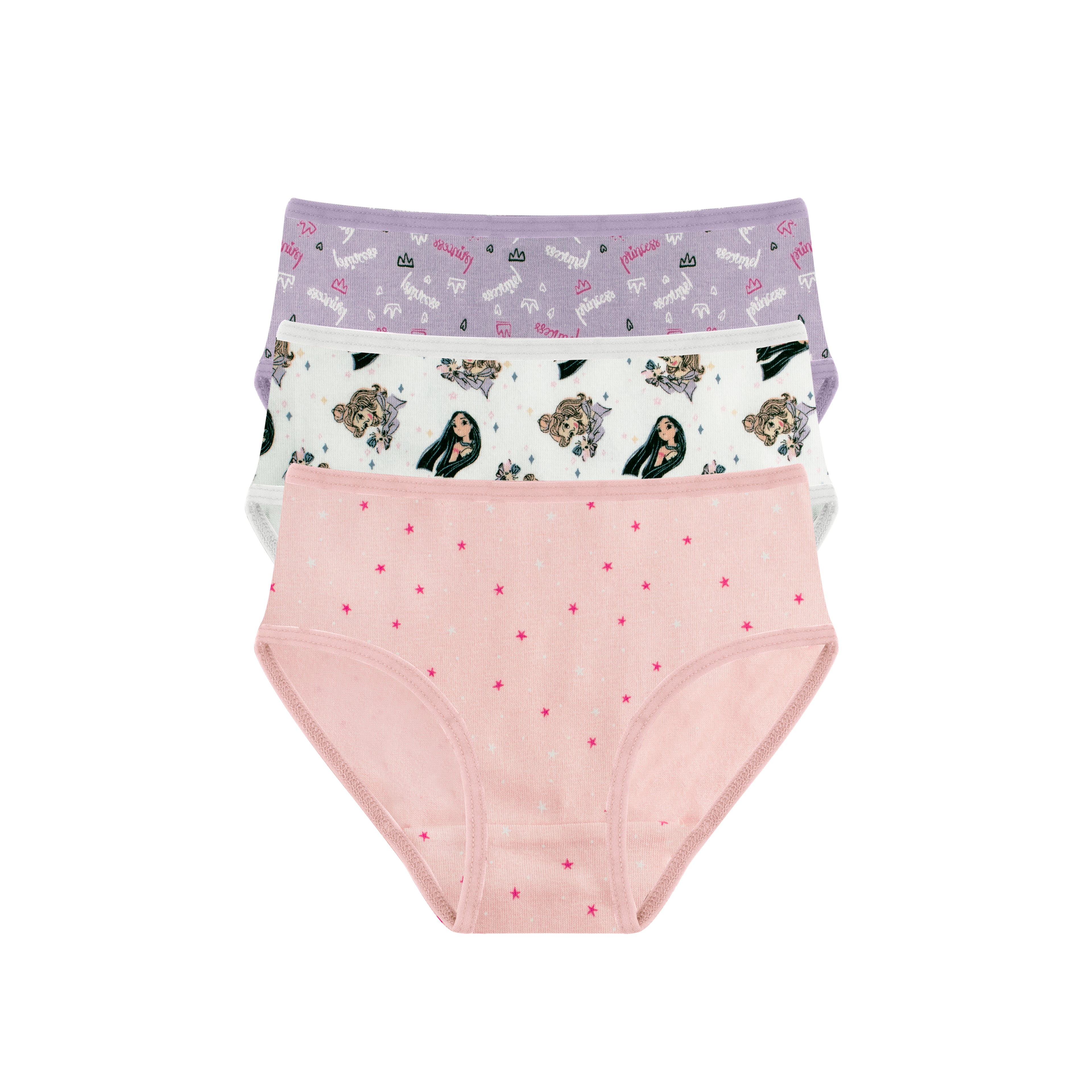 Girls Printed Brief - Pack of 3
