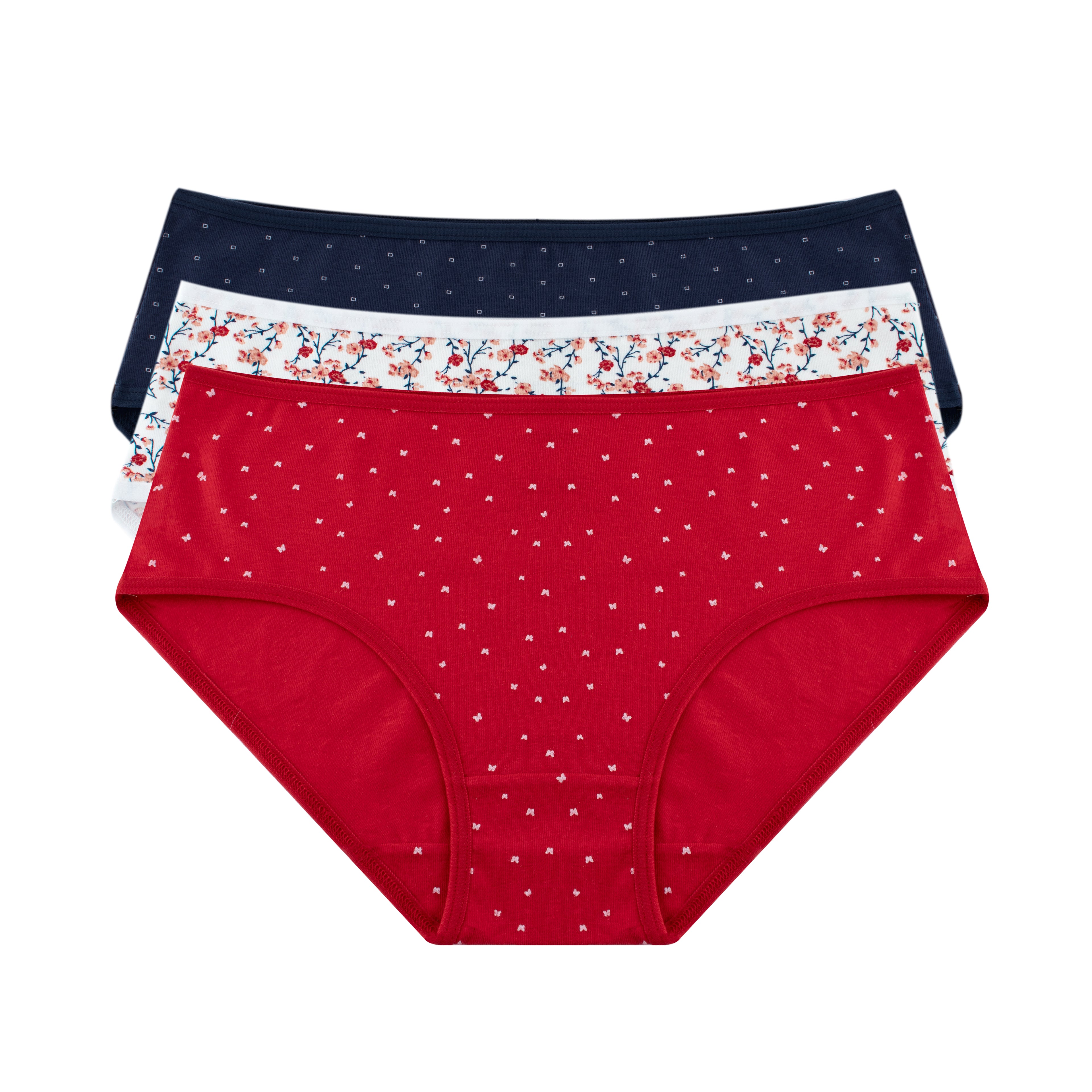 Printed Midi - Pack of 3