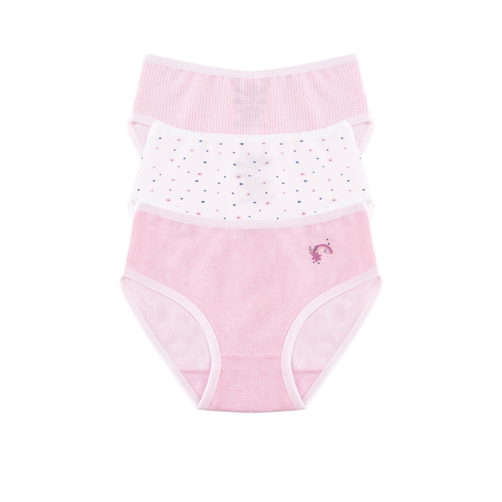 Girls Printed Brief - Pack of 3