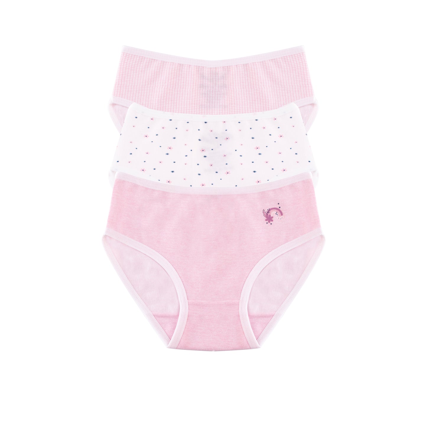 Girls Printed Brief - Pack of 3