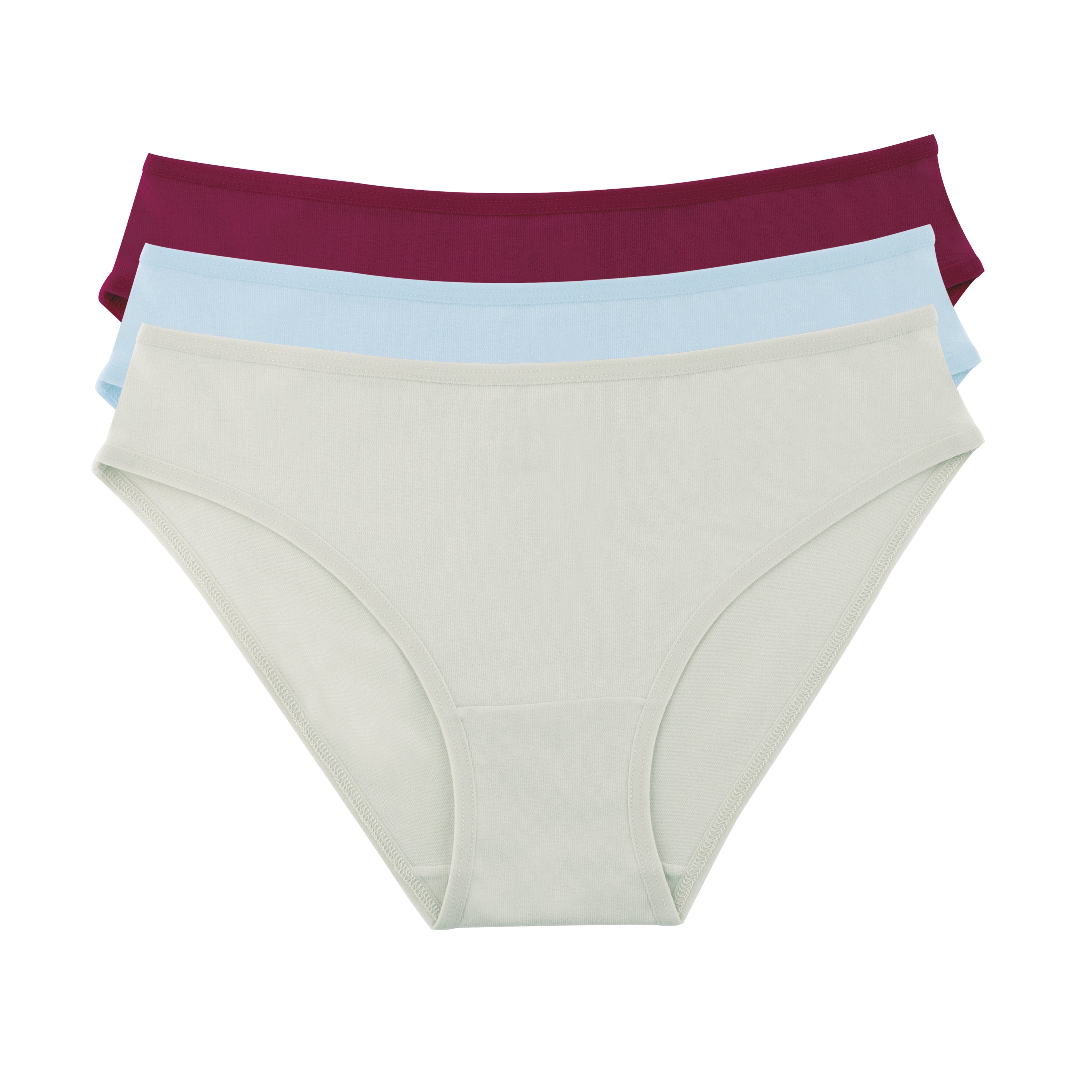 Plain Bikini - Pack of 3