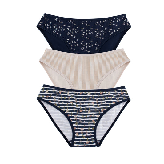 Printed Bikini - Pack of 3