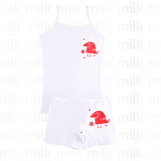 Printed Set of Strap Top and Hot Short - Pack of 2