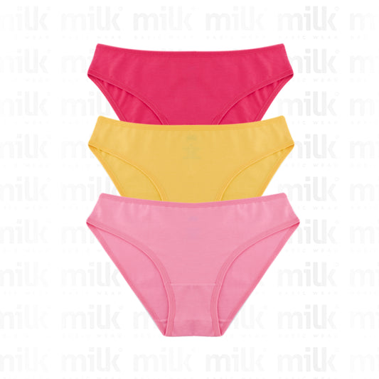 Plain Bikini - Pack of 3