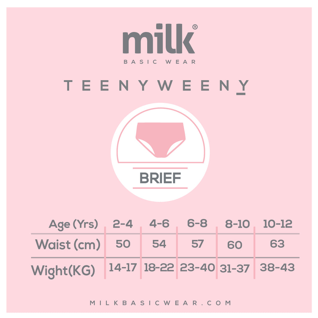 Girls Printed Brief - Pack of 3