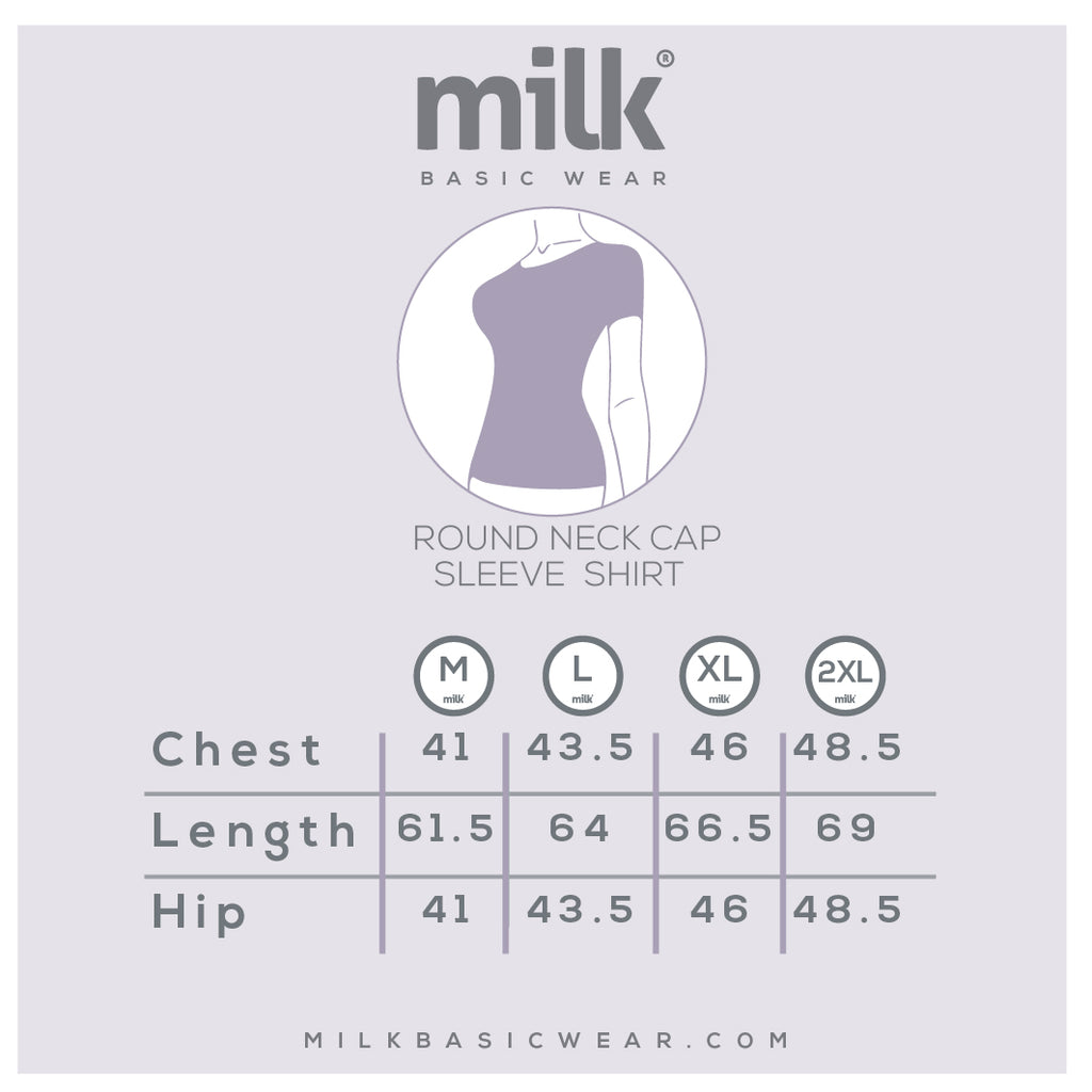 Round Neck Cap Sleeve - Pack of 1 - Body Wear
