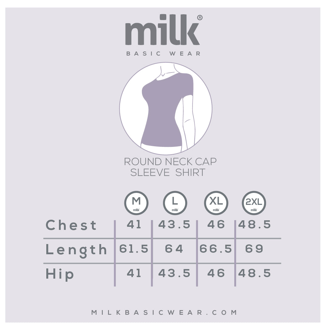 Round Neck Cap Sleeve - Pack of 1 - Body Wear