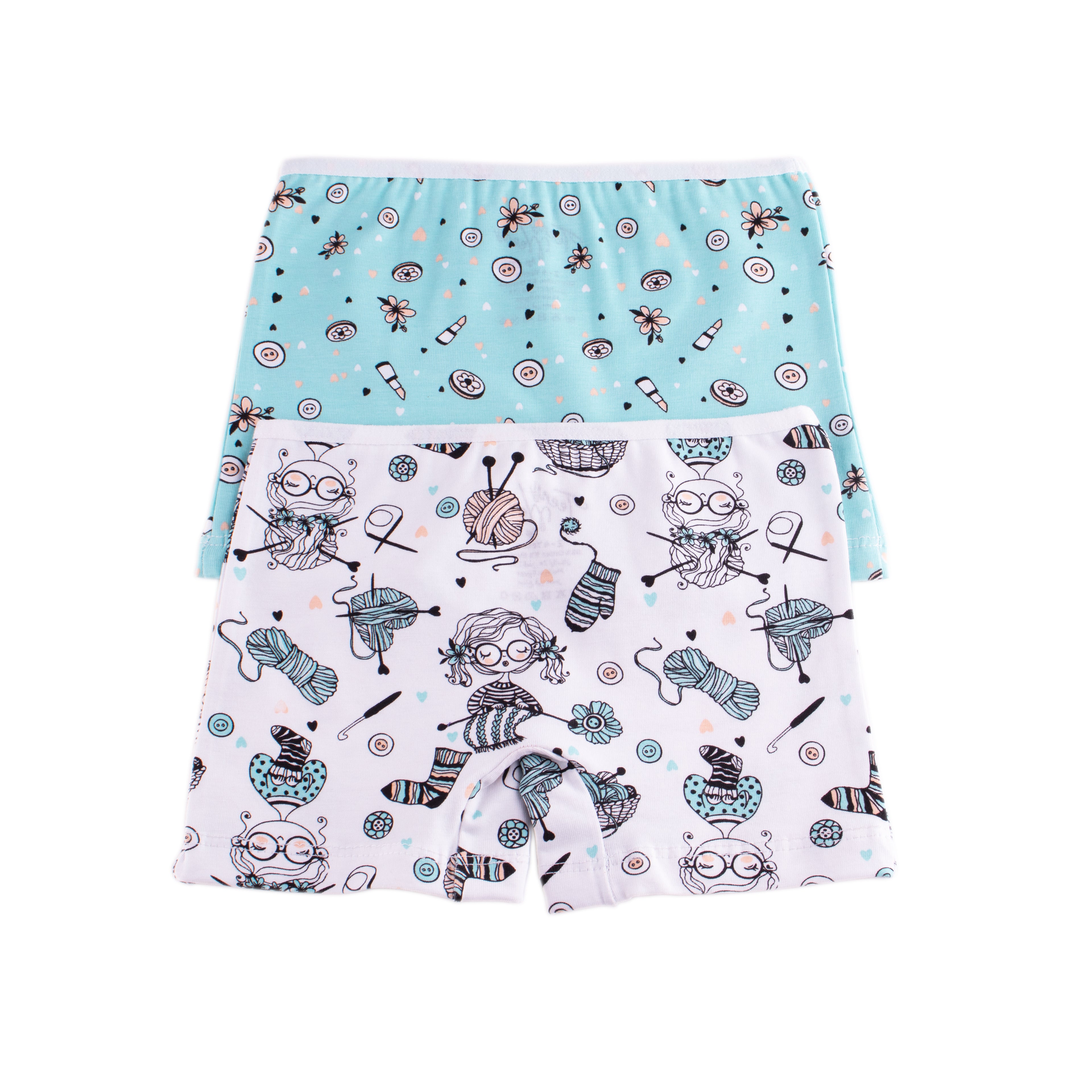 Girls Printed Hot Short - Pack of 2