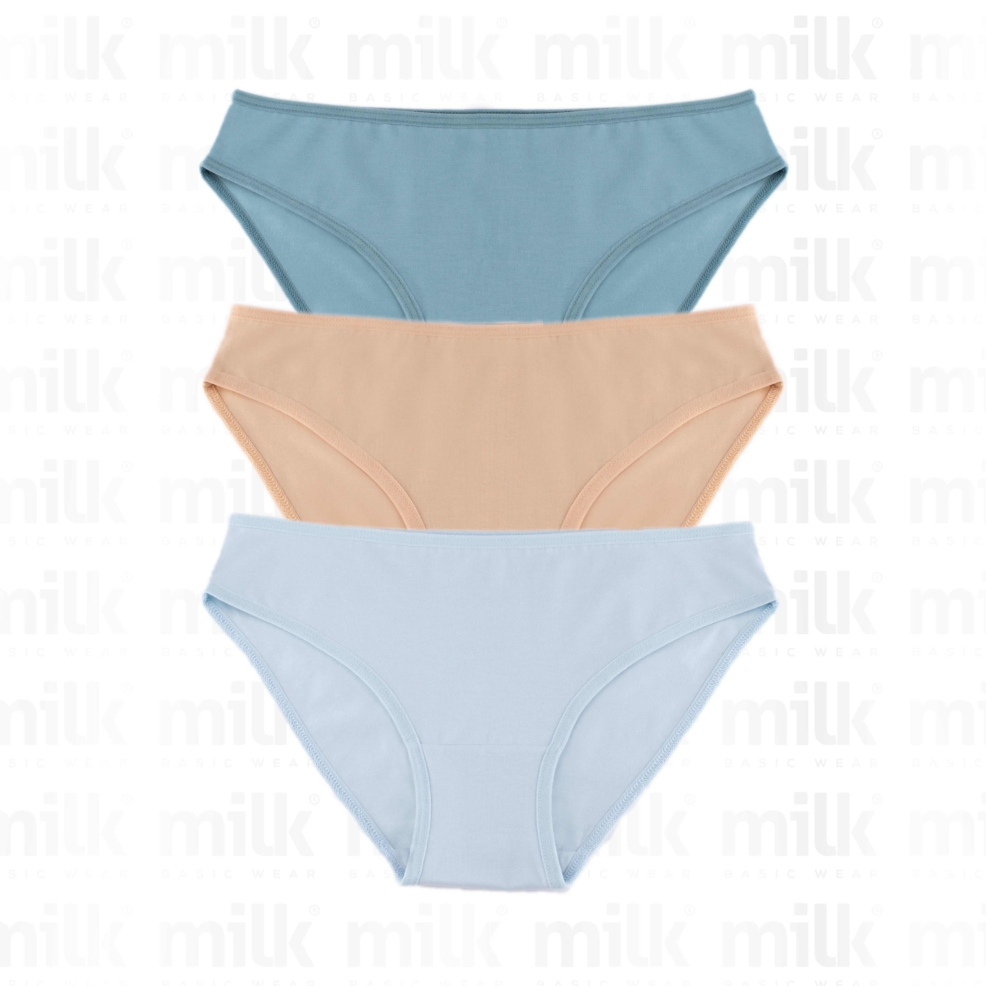 Plain Bikini - Pack of 3